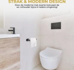 HGMD® WC Rolhouder Zelfklevend - Zwart - Toiletrolhouder Zwart - Toiletrolhouder Zonder Boren 15 HGMD® WC Rolhouder Zelfklevend - Zwart - Toiletrolhouder Zwart - Toiletrolhouder Zonder Boren -Badkamer Product Winkel 1200x1137 1