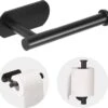 Vannons - Toiletrolhouder - WC Rolhouder Zwart Zonder Boren - Zelfklevend - WC Rol Houder RVS - Zwart -Badkamer Product Winkel 1200x1138