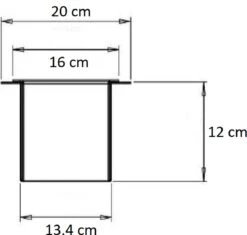 SAAR -Inbouw Toilet Reserve Rolhouder RVS - Met - MAT WIT - Inzetstuk , (uitneembaar) -72 X 20 X 13 Cm - Inbouwdiepte 12 Cm -Badkamer Product Winkel 1200x1140 3