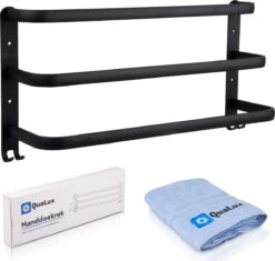 Qualux® Handdoekrek Inclusief Handdoek - 3 Stangen - Badkamer - Handdoekrek Zwart - Handdoekstang - Handdoekhouder - Handdoekenrek 13 Qualux® Handdoekrek Inclusief Handdoek - 3 Stangen - Badkamer - Handdoekrek Zwart - Handdoekstang - Handdoekhouder - Handdoekenrek -Badkamer Product Winkel 1200x1143 1