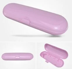 Elektrische Tandenborstel Opbergdoos Universeel - Reis Etui - Bescherm Koker - Roze - 1 Stuks -Badkamer Product Winkel 1200x1147 4