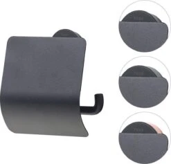 Tiger Urban Toiletaccessoireset - Toiletborstel Met Houder - Toiletrolhouder Met Klep - Handdoekhaak - Zwart -Badkamer Product Winkel 1200x1151 2