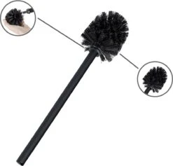 WENKO Toiletbutler Rivalta Zwart - Toiletborstel Met Houder, Toiletrolhouder En Reserverolhouder -Badkamer Product Winkel 1200x1151 3