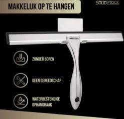 Douchewisser Rvs - Luxe Trekker Douche - Raamwisser Met Ophanghaak - Douchetrekker - Niet Boren - Chroom -Badkamer Product Winkel 1200x1155 2