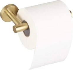 Toiletrolhouder Goud - WC Rolhouder - Closetrolhouder - Wc Rol Houder - WC Papier Houder - Geborsteld - Messing -Badkamer Product Winkel 1200x1160 2