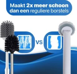 RevoBrush WC Borstel Met Houder Vrijstaand - Hygiënische Toiletborstel - Met 14x Pads -Badkamer Product Winkel 1200x1160 4
