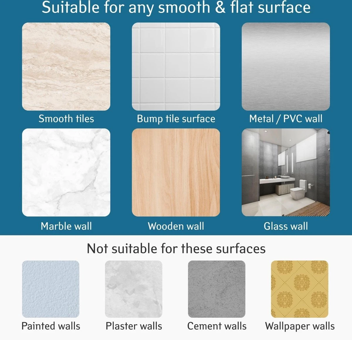 Tatkraft George Heavy Duty Zelfklevende Wandhaakjes - RVS Handdoekhouder Haak - Muur Ophang Zelfklevend Muurhaak Ophanghaakjes - Handdoekklem Keuken Ophanghaak Zonder Boren - Wand Theedoek / Handdoek Houder - Universeel Gebruik - Set Van 4 Stuks 5 Tatkraft George Heavy Duty Zelfklevende Wandhaakjes - RVS Handdoekhouder Haak - Muur Ophang Zelfklevend Muurhaak Ophanghaakjes - Handdoekklem Keuken Ophanghaak Zonder Boren - Wand Theedoek / Handdoek Houder - Universeel Gebruik - Set Van 4 Stuks - Afbeelding 3