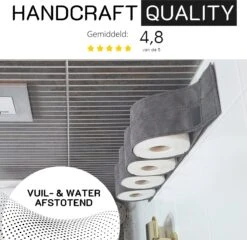 Reserverolhouder Hangend – Toiletrolhouder – Reserve Rolhouder – Zonder Boren – Rolhouder - Muur – Zwart - Antraciet - STOF & SPETTERVRIJ 15 Reserverolhouder Hangend – Toiletrolhouder – Reserve Rolhouder – Zonder Boren – Rolhouder - Muur – Zwart - Antraciet - STOF & SPETTERVRIJ -Badkamer Product Winkel 1200x1166 1