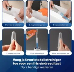 Mdxl® Siliconen WC Borstel Met Zeepdispenser - Hervulbaar - Vrijstaand Of Hangend - Sneldrogend, Hygiënisch & Antibacteriële Werking - Zonder Boren - Toilet Brush - Toiletborstel Houder - Lekbak 12 Mdxl® Siliconen WC Borstel Met Zeepdispenser - Hervulbaar - Vrijstaand Of Hangend - Sneldrogend, Hygiënisch & Antibacteriële Werking - Zonder Boren - Toilet Brush - Toiletborstel Houder - Lekbak -Badkamer Product Winkel 1200x1167 2