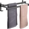 Handdoekrek Dubbele Stang Zonder Boren - Handdoekrek Badkamer - Handdoekhouder - Handdoekstang - Zelfklevend - 60CM - Gratis Handdoek -Badkamer Product Winkel 1200x1172 1