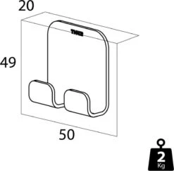 Tiger Colar - Handdoekhaak - Zwart 22 Tiger Colar - Handdoekhaak - Zwart -Badkamer Product Winkel 1200x1177 1