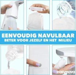 Automatische Foam Dispenser - Schuim - Zeep - Zeepdispenser - Hygiëne - Infrarood Sensor - Schuimzeep Dispenser - Zeeppompje - Elektrische Zeep Dispenser - Dettol Mousse -Badkamer Product Winkel 1200x1185 4