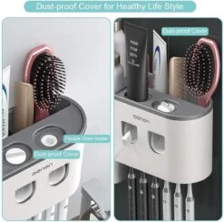 Tandenborstelhouder Badkamer - LB545 – Elektrische Tandenborstel Houder - Opbergbox - Tandenborstel - Automatische Tandpasta Knijper Dispenser - Badkamer Accessoires 10 Tandenborstelhouder Badkamer - LB545 – Elektrische Tandenborstel Houder - Opbergbox - Tandenborstel - Automatische Tandpasta Knijper Dispenser - Badkamer Accessoires -Badkamer Product Winkel 1200x1187 6