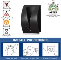 BOTC Handdoekhouder RVS - Handdoekhaakjes 4 Stuks - Handdoek Klem - Handdoek Haak - Zwart -Badkamer Product Winkel 1200x1188 2