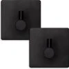 Eavy Set Van 2 Handdoekhaakjes – Zelfklevend – Zelfklevende Haakjes – Wandhaak – Plakhaakjes – RVS – Zwart - Inclusief Ontvetter 1 Eavy Set Van 2 Handdoekhaakjes – Zelfklevend – Zelfklevende Haakjes – Wandhaak – Plakhaakjes – RVS – Zwart - Inclusief Ontvetter -Badkamer Product Winkel 1200x1191