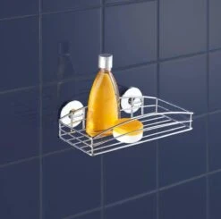 WENKO Vacuum-Loc Doucherek Chroom - Bevestigen Zonder Boren 35 WENKO Vacuum-Loc Doucherek Chroom - Bevestigen Zonder Boren -Badkamer Product Winkel 1200x1192 3