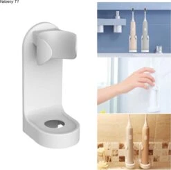 Merkloos Elektrische Tandenborstelhouder - Wit -Badkamer Product Winkel 1200x1192 4