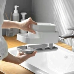 Tandenborstelhouder Badkamer – Elektrische Tandenborstel Houder - Tandenborstel - Make Up Organizer - Desk Organizer - Bureau Organizer - Opbergbox - Wit -Badkamer Product Winkel 1200x1193 12