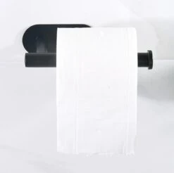 Vannons - Toiletrolhouder - WC Rolhouder Zwart Zonder Boren - Zelfklevend - WC Rol Houder RVS - Zwart 16 Vannons - Toiletrolhouder - WC Rolhouder Zwart Zonder Boren - Zelfklevend - WC Rol Houder RVS - Zwart -Badkamer Product Winkel 1200x1195