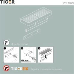 Tiger Carv - Toiletrolhouder Met Planchet - Zwart -Badkamer Product Winkel 1200x1197 4