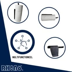 Reserverolhouder | Rh!no | WC-rolhouder | Zwart | Ophangen Zonder Boren Mogelijk| Toiletrolhouder | Plakstrip | 3 Rollen | Rh!no 11 Reserverolhouder | Rh!no | WC-rolhouder | Zwart | Ophangen Zonder Boren Mogelijk| Toiletrolhouder | Plakstrip | 3 Rollen | Rh!no -Badkamer Product Winkel 1200x1197 8
