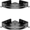 Doucherek 2 Stuks - Douchemand - Hangend Hoek - Telescopisch - Zonder Boren - Zwart - RVS -Badkamer Product Winkel 1200x1198 23