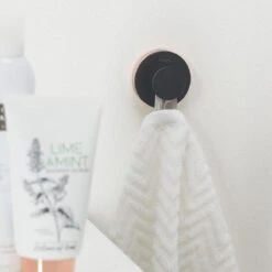 Tiger Urban - Handdoekhaak Groot (1x) - ø 5 Cm - Inclusief 2 Decorringen - Zwart -Badkamer Product Winkel 1200x1200 1010