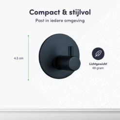 EAVY Handdoekhaakjes Zelfklevend - Set Van 2 Handdoek Haakjes - Wandhaak - Handdoekhouder -Badkamer Product Winkel 1200x1200 1017