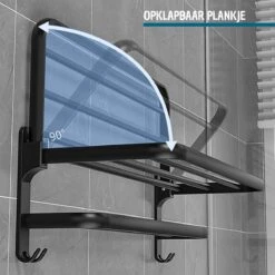 Vannons - Handdoekrek - Handdoekrek Badkamer - 2 Handdoeken - Handdoekrek Zelfklevend - Zwart 14 Vannons - Handdoekrek - Handdoekrek Badkamer - 2 Handdoeken - Handdoekrek Zelfklevend - Zwart -Badkamer Product Winkel 1200x1200 1030