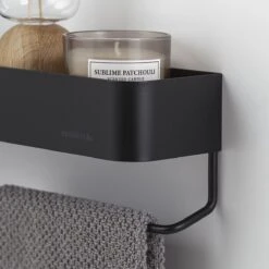 Sealskin Brix - Wandrek Met Handdoekrek 35 Cm - Zwart -Badkamer Product Winkel 1200x1200 1069