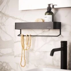 Sealskin Brix - Wandrek Met Handdoekrek 35 Cm - Zwart -Badkamer Product Winkel 1200x1200 1070