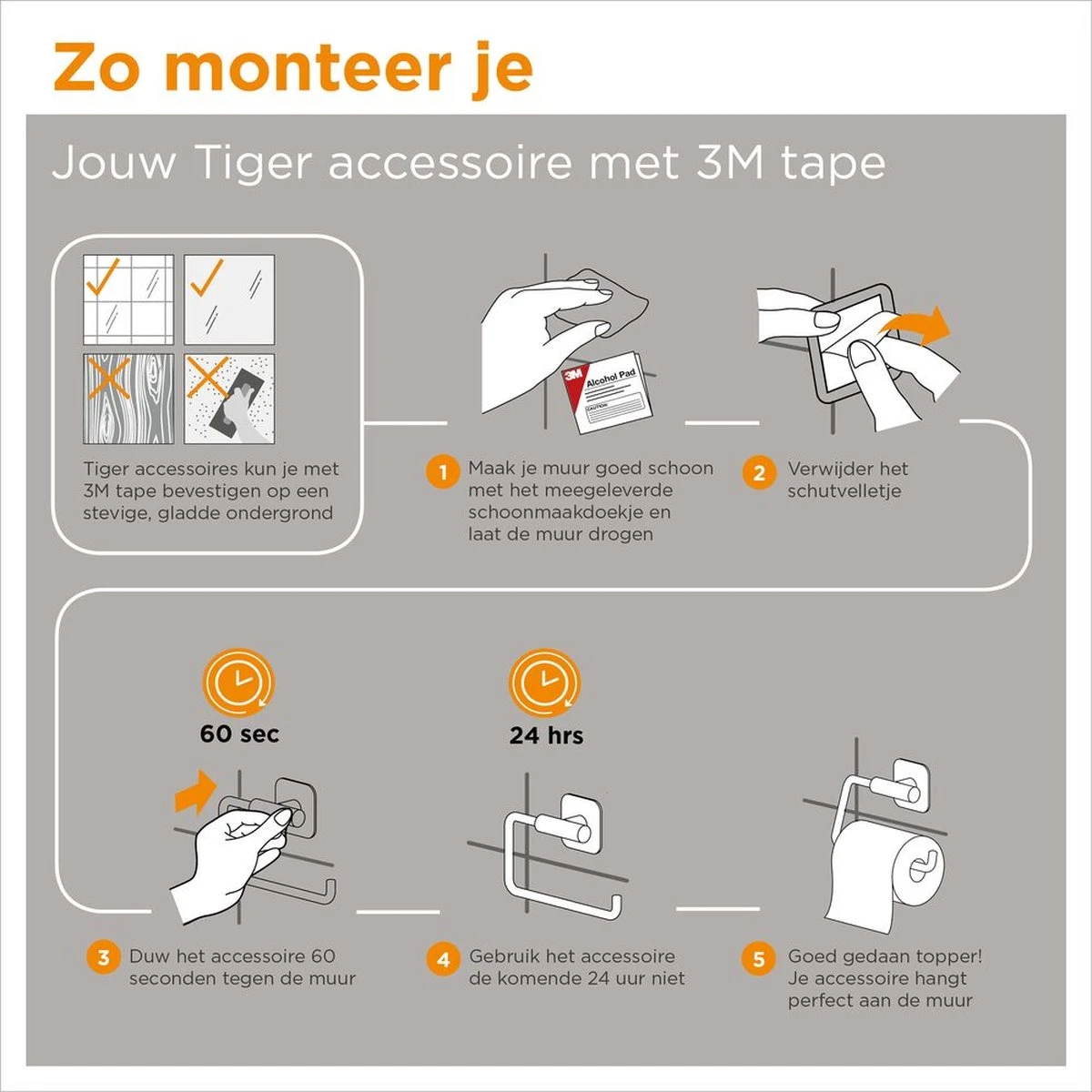 Tiger Colar - Toiletborstel Met Houder - RVS Geborsteld 12 Tiger Colar - Toiletborstel Met Houder - RVS Geborsteld - Afbeelding 10