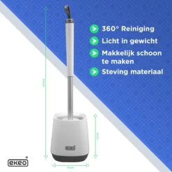 Toiletborstel Siliconen Met Houder - Sneldrogend, Hygiënisch & Antibacteriële Werking - WC Borstel - Toilet Borstel Houder (EXTRA SILICONE BORSTEL GRATIS) -Badkamer Product Winkel 1200x1200 1112