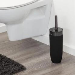 Sealskin Bloom Toiletborstel Met Houder Vrijstaand - Zwart -Badkamer Product Winkel 1200x1200 1125