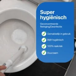 RevoBrush WC Borstel Met Houder Vrijstaand - Hygiënische Toiletborstel - Met 14x Pads -Badkamer Product Winkel 1200x1200 1182