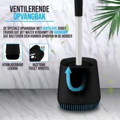 Strex Toiletborstel Siliconen Met Houder Zwart - Sneldrogend, Hygiënisch & Antibacteriële Werking - WC Borstel - Toilet Borstel Houder 11 Strex Toiletborstel Siliconen Met Houder Zwart - Sneldrogend, Hygiënisch & Antibacteriële Werking - WC Borstel - Toilet Borstel Houder -Badkamer Product Winkel 1200x1200 1197