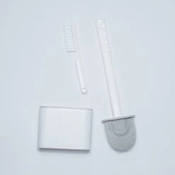 Lopoleis WC Borstel – Toiletborstel – Gesloten Bodem – WC Borstel Met Randreiniger – Siliconen – Grijs – WC Borstel Met Houder – Vrijstaand – Hangend – WC Borstel En Houder -Badkamer Product Winkel 1200x1200 1274