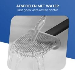 Roegaarden WC Borstel Met Houder – Toiletborstel – Siliconen – Vrijstaand En Hangend – Zwart -Badkamer Product Winkel 1200x1200 1288
