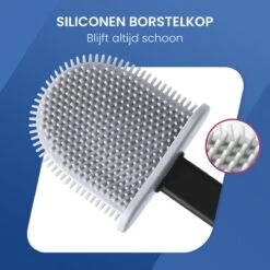 Roegaarden WC Borstel Met Houder – Toiletborstel – Siliconen – Vrijstaand En Hangend – Zwart -Badkamer Product Winkel 1200x1200 1289