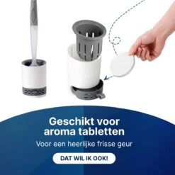 Mdxl® Siliconen WC Borstel Met Zeepdispenser - Hervulbaar - Vrijstaand Of Hangend - Sneldrogend, Hygiënisch & Antibacteriële Werking - Zonder Boren - Toilet Brush - Toiletborstel Houder - Lekbak 16 Mdxl® Siliconen WC Borstel Met Zeepdispenser - Hervulbaar - Vrijstaand Of Hangend - Sneldrogend, Hygiënisch & Antibacteriële Werking - Zonder Boren - Toilet Brush - Toiletborstel Houder - Lekbak -Badkamer Product Winkel 1200x1200 1298