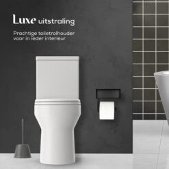 Gatot Goodies RVS Toiletrolhouder Met Plankje - WC Rolhouder Zwart Zonder Boren –Toiletpapierhouder Zelfklevend – Met Lade -Badkamer Product Winkel 1200x1200 130