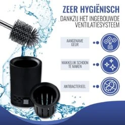 MM Brands Toiletborstel Met Houder - WC Borstel Vrijstaand En Hangend - Zwart -Badkamer Product Winkel 1200x1200 1306