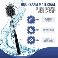 MM Brands Toiletborstel Met Houder - WC Borstel Vrijstaand En Hangend - Zwart -Badkamer Product Winkel 1200x1200 1307