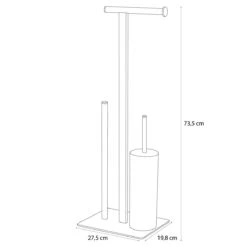 Sealskin Square Toiletbutler Vrijstaand - Toiletborstel Met Houder - Toiletrolhouder Zonder Klep - Reserverolhouder - Chroom -Badkamer Product Winkel 1200x1200 1318