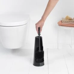 Brabantia ReNew WC Borstel - Met Houder - Matt Black -Badkamer Product Winkel 1200x1200 1323