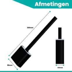 Merkloos WC Borstel Met Houder Zwart - Zwarte Toiletborstel - Duurzame Wc Borstel - Duurzame Toiletborstel -Badkamer Product Winkel 1200x1200 1333