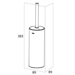 Tiger Noon Toiletborstel Met Houder Vrijstaand - Zwart -Badkamer Product Winkel 1200x1200 1345