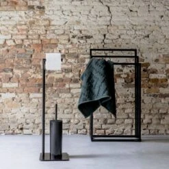 Sealskin Tube - Toiletbutler - Toiletrolhouder - Toiletborstel Met Houder - Vrijstaand - Zwart -Badkamer Product Winkel 1200x1200 1392