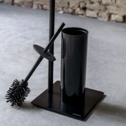 Sealskin Tube - Toiletbutler - Toiletrolhouder - Toiletborstel Met Houder - Vrijstaand - Zwart -Badkamer Product Winkel 1200x1200 1394