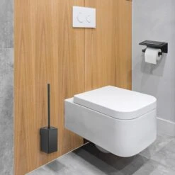 Toiletborstel Met Houder - Hangend - RVS - Mat Zwart - H 42,6 Cm 16 Toiletborstel Met Houder - Hangend - RVS - Mat Zwart - H 42,6 Cm -Badkamer Product Winkel 1200x1200 1448